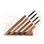 Messermeister Magnetic Knife Block Acacia with UV light | Messermeister