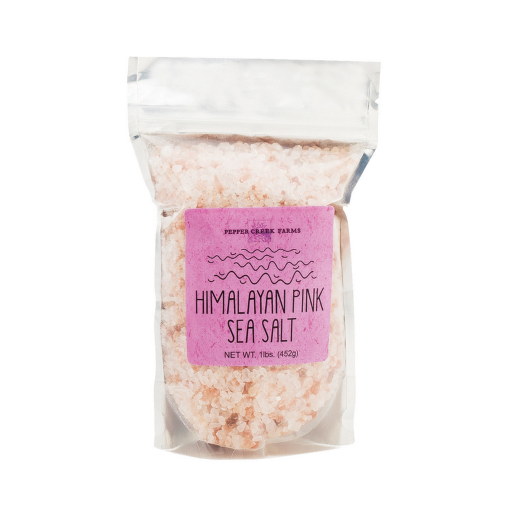 Pepper Creek Farms Himalayan Pink Sea Salt, Coarse 1 lb | Pepper Creek Farms