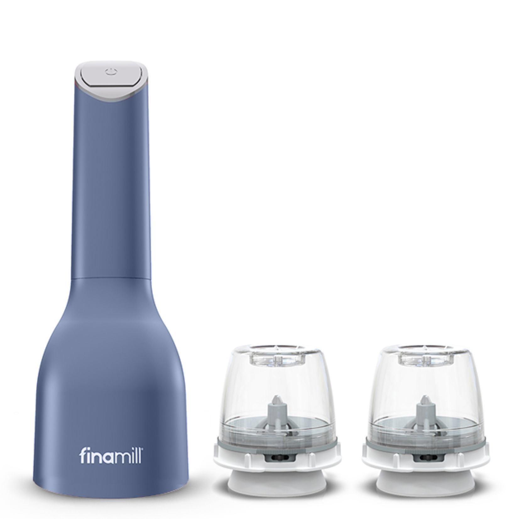 Finamill Battery Operated Grinder, Classic Blue | Finamill