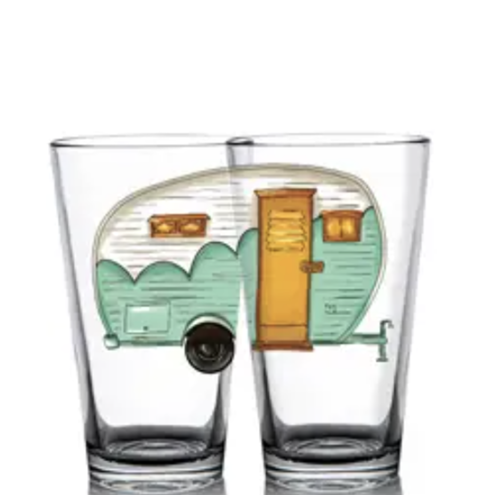 1 Brilliant Gift Pint Glass - Camper