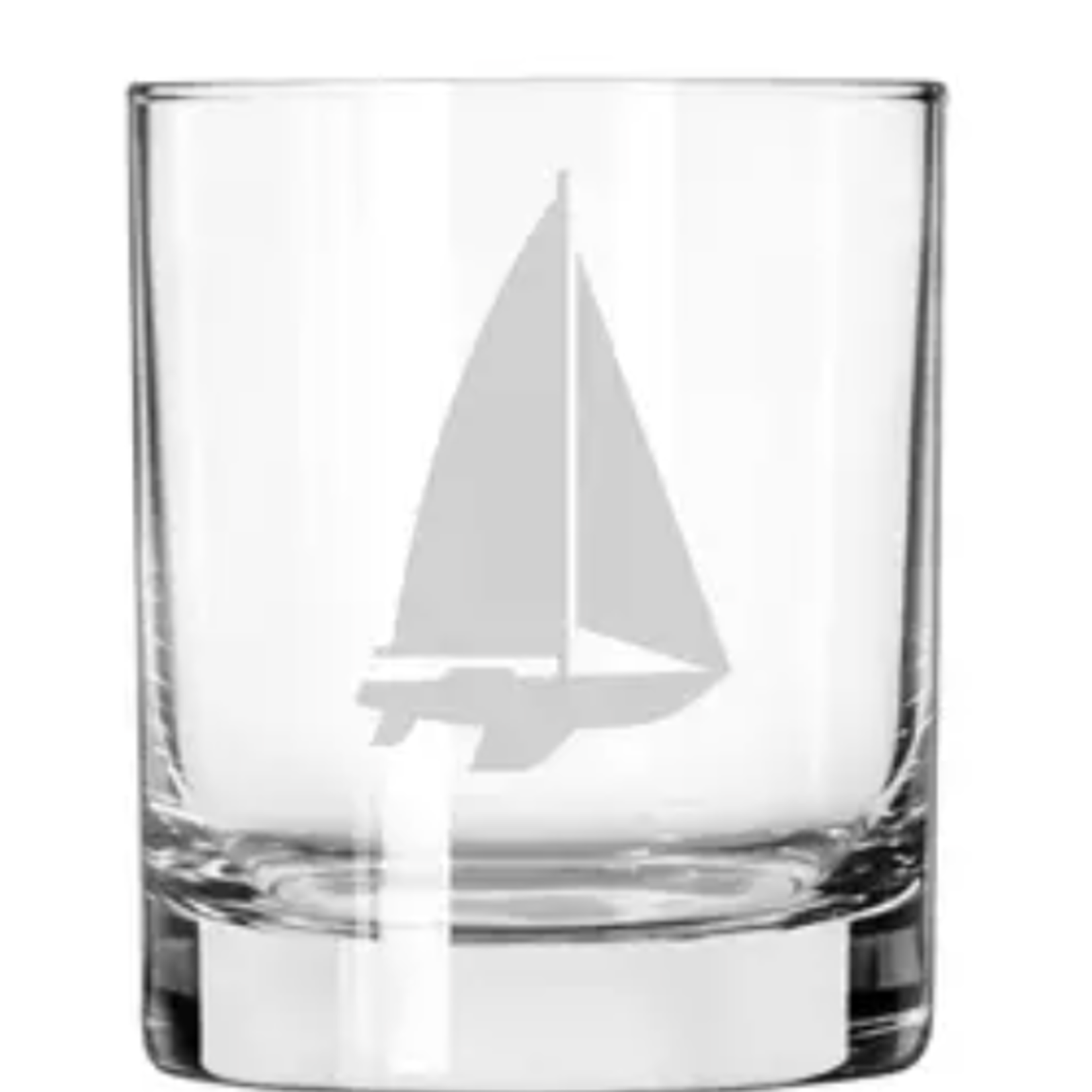 1 Brilliant Gift Whiskey Glass - Sailboat