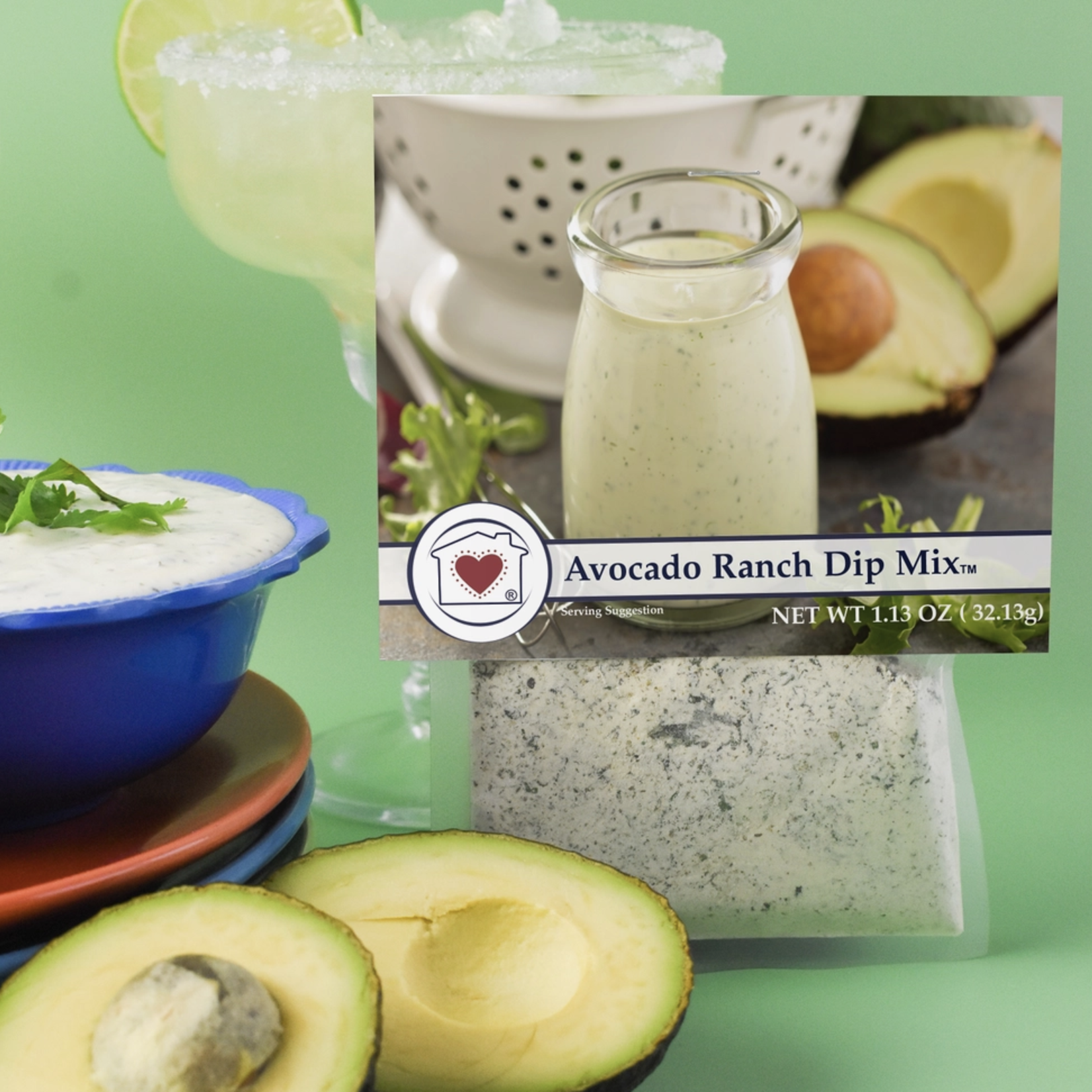 Country Home Creations Avocado Ranch Dip Mix