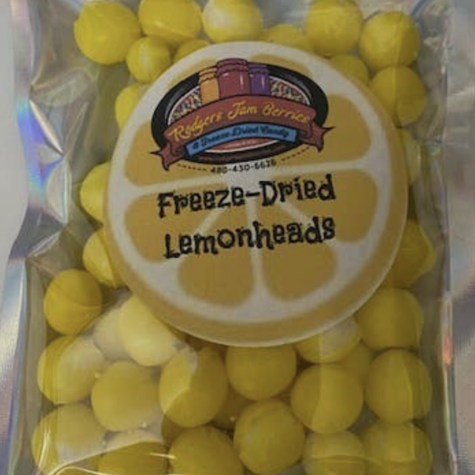 Rodgers Jam Berries Freeze Dried Lemon Heads 2.5oz
