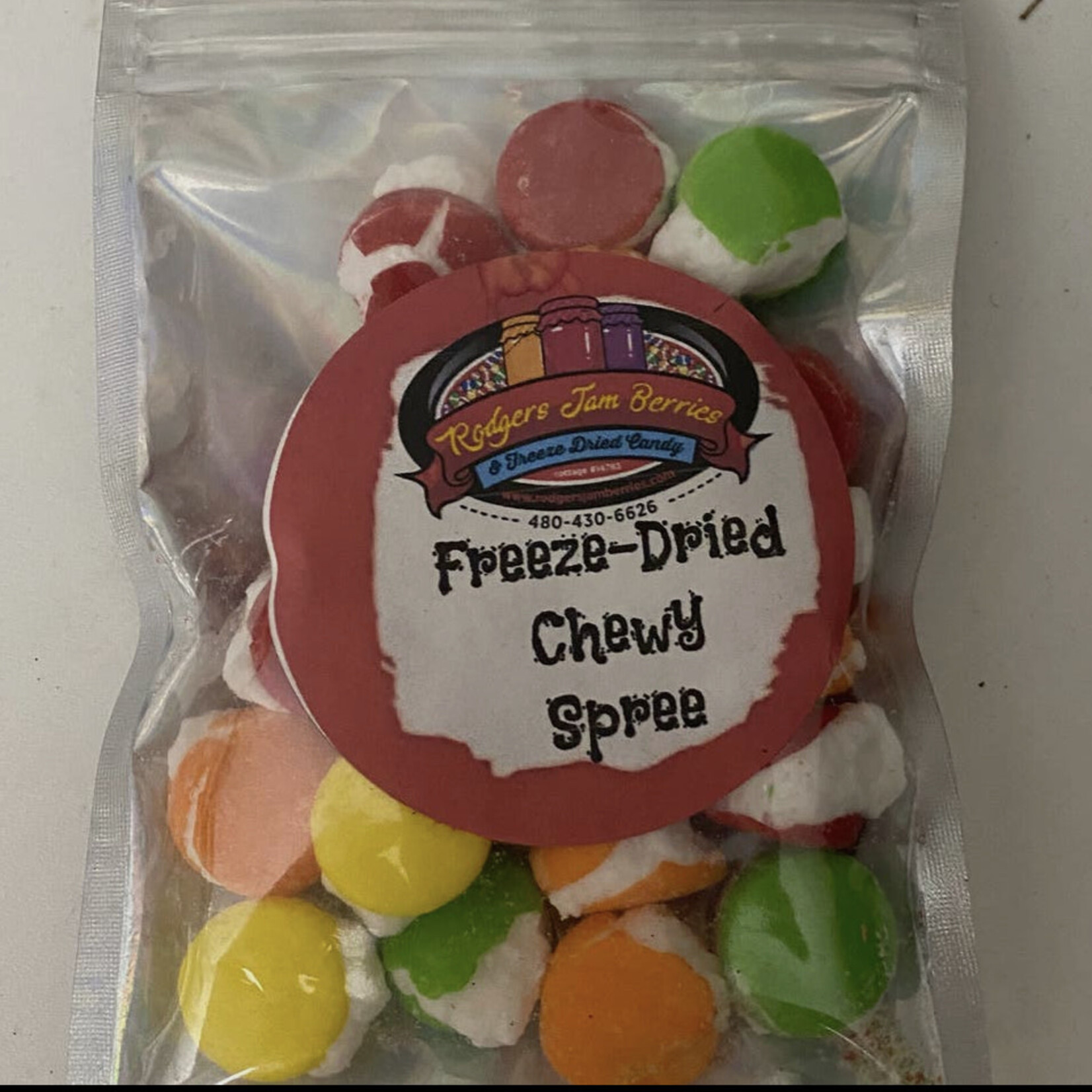 Rodgers Jam Berries Freeze Dried Chewy Spree | Rodgers Jam Berries