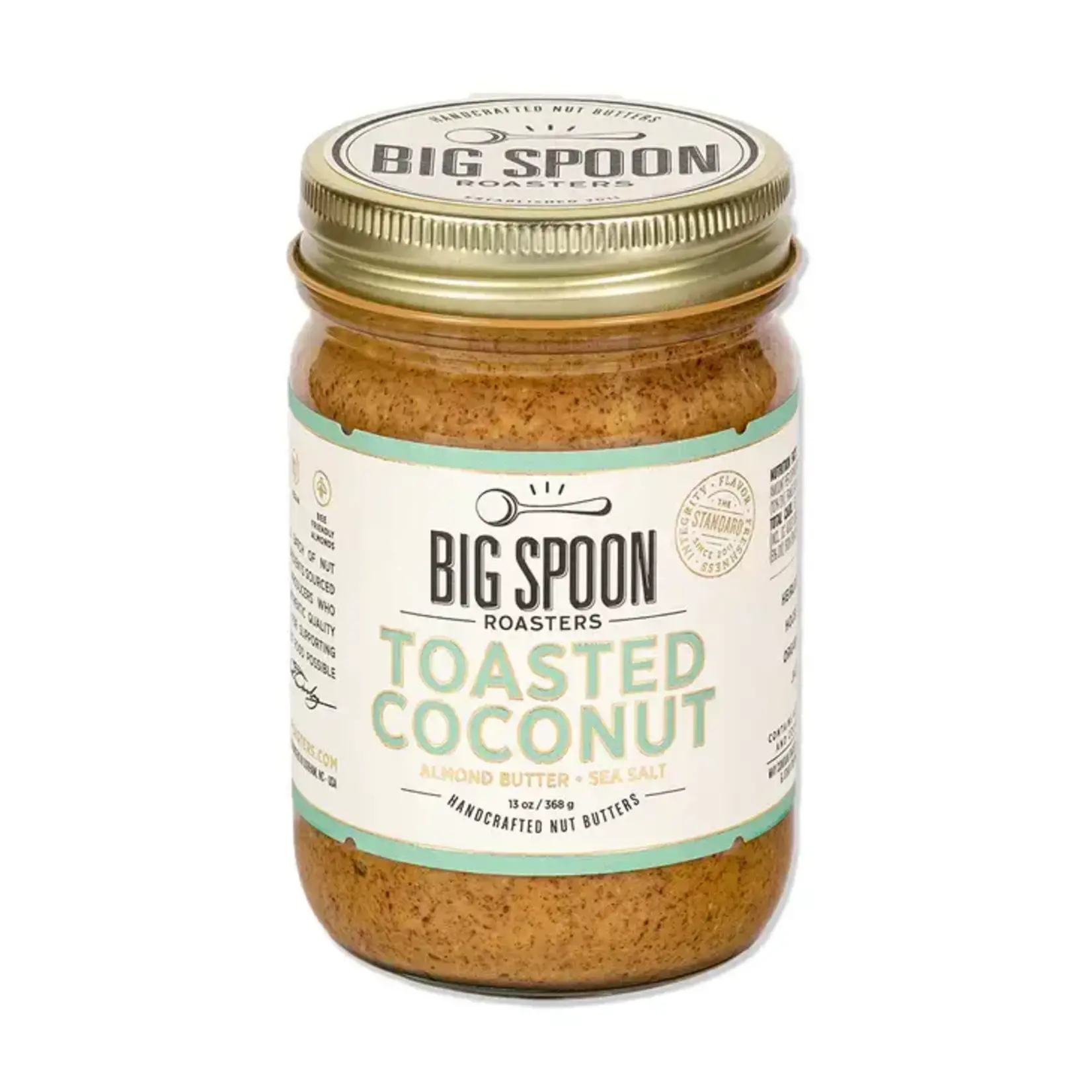 Big Spoon Roasters Toasted Coconut Almond Butter | 13 oz Jar | Big Spoon Roasters