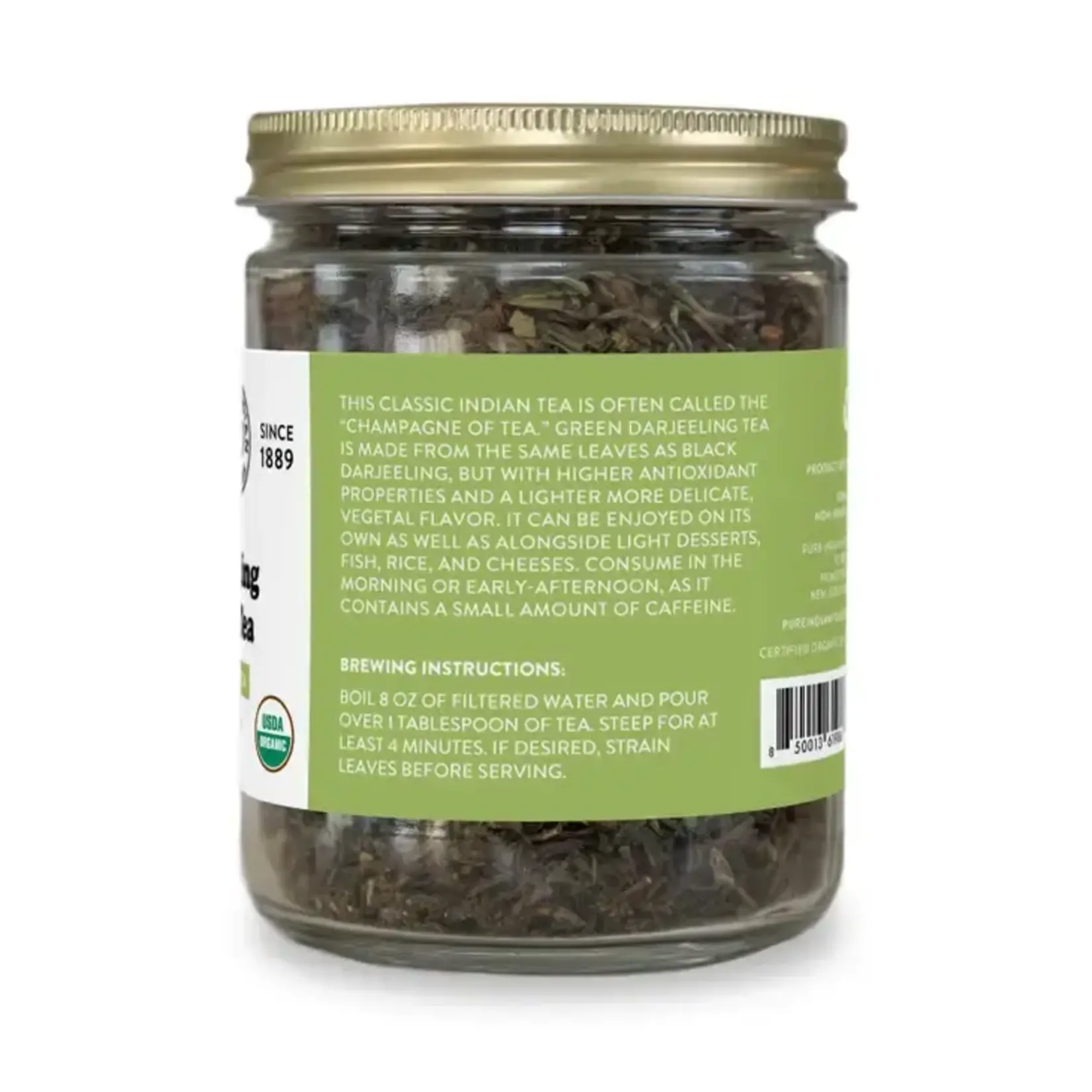 Pure Indian Foods Darjeeling Green Tea, Organic