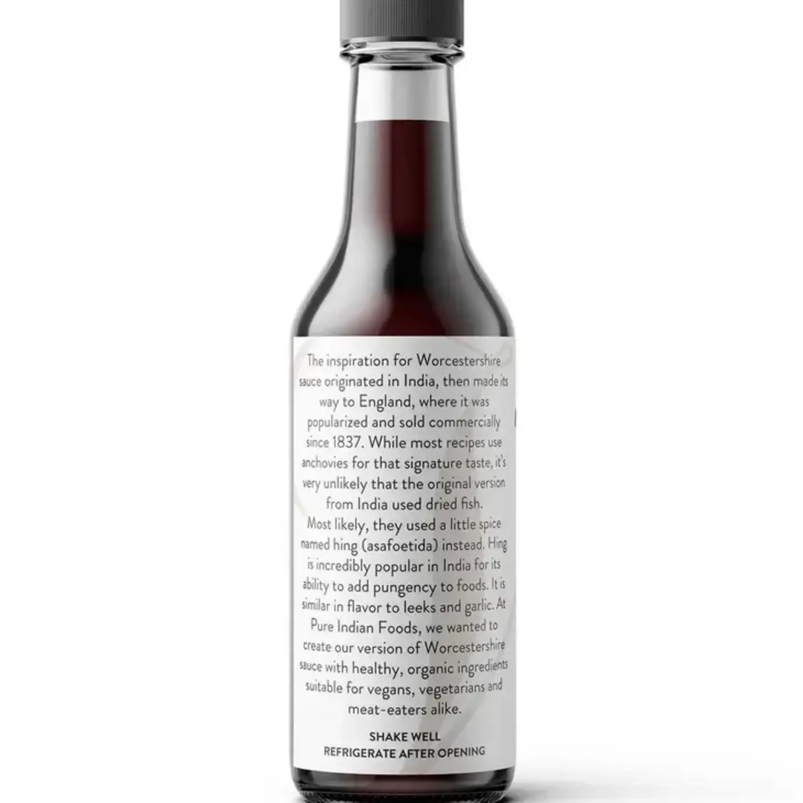 Pure Indian Foods Worcestershire Sauce, Organic