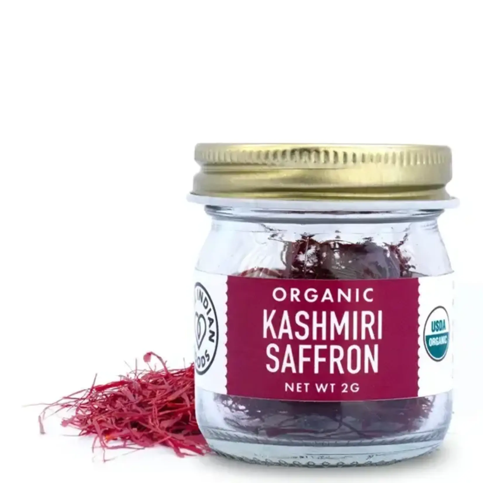 Pure Indian Foods Kashmiri Saffron 2g | Pure Indian Foods