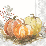 Boston International Cocktail Napkin, Painted Pumpkin | Boston International