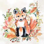 Boston International Cocktail Napkin, Fall Sweet Fox | Boston International