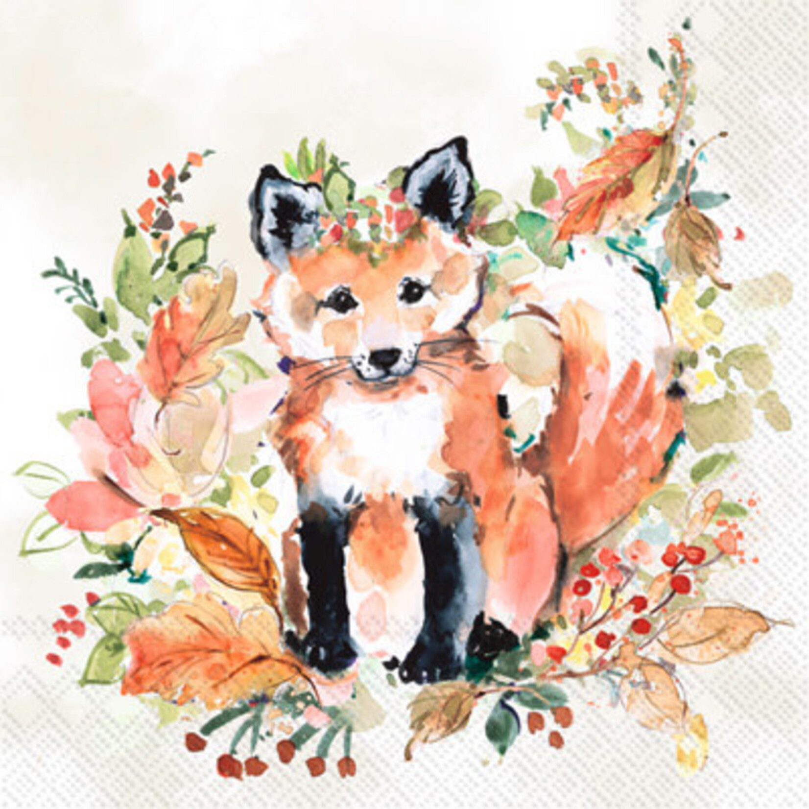 Boston International Cocktail Napkin, Fall Sweet Fox | Boston International