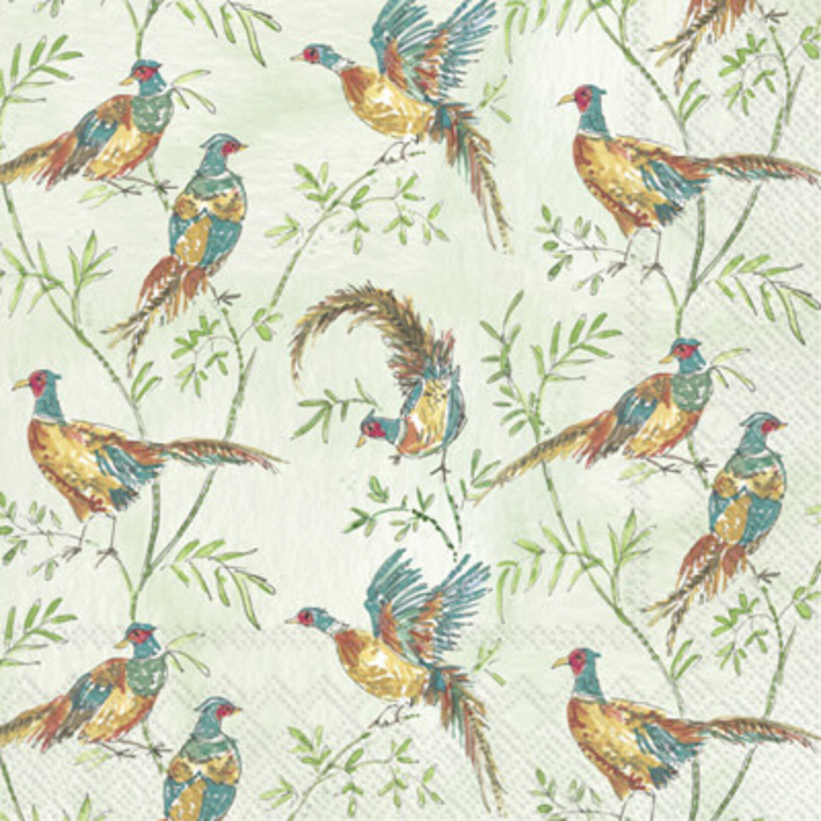 Boston International Luncheon Napkin, Pheasant