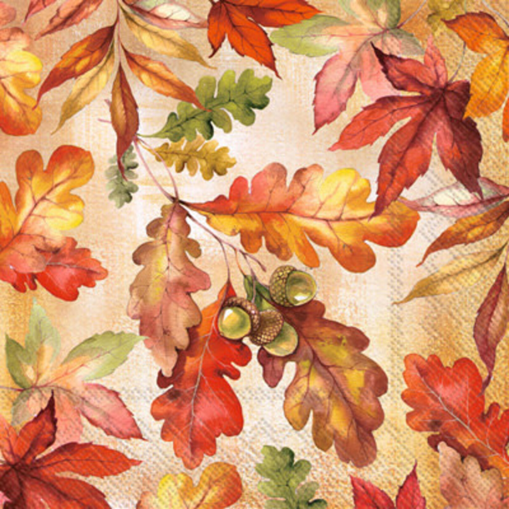 Boston International Cocktail Napkin, Bright Autumn
