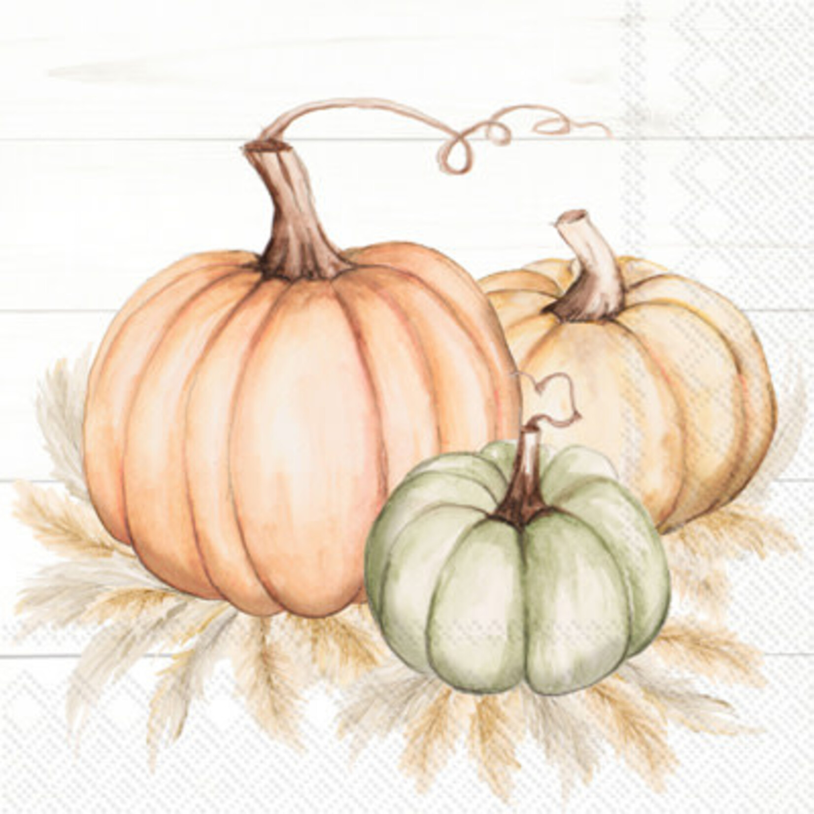 Boston International Luncheon Napkin, Pumpkin Trio | Boston International