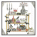 Boston International Cocktail Napkin, Halloween Bar Cart | Boston International