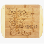 Totally Bamboo A Slice of Life Minnesota 11" Cutting & Serving Board