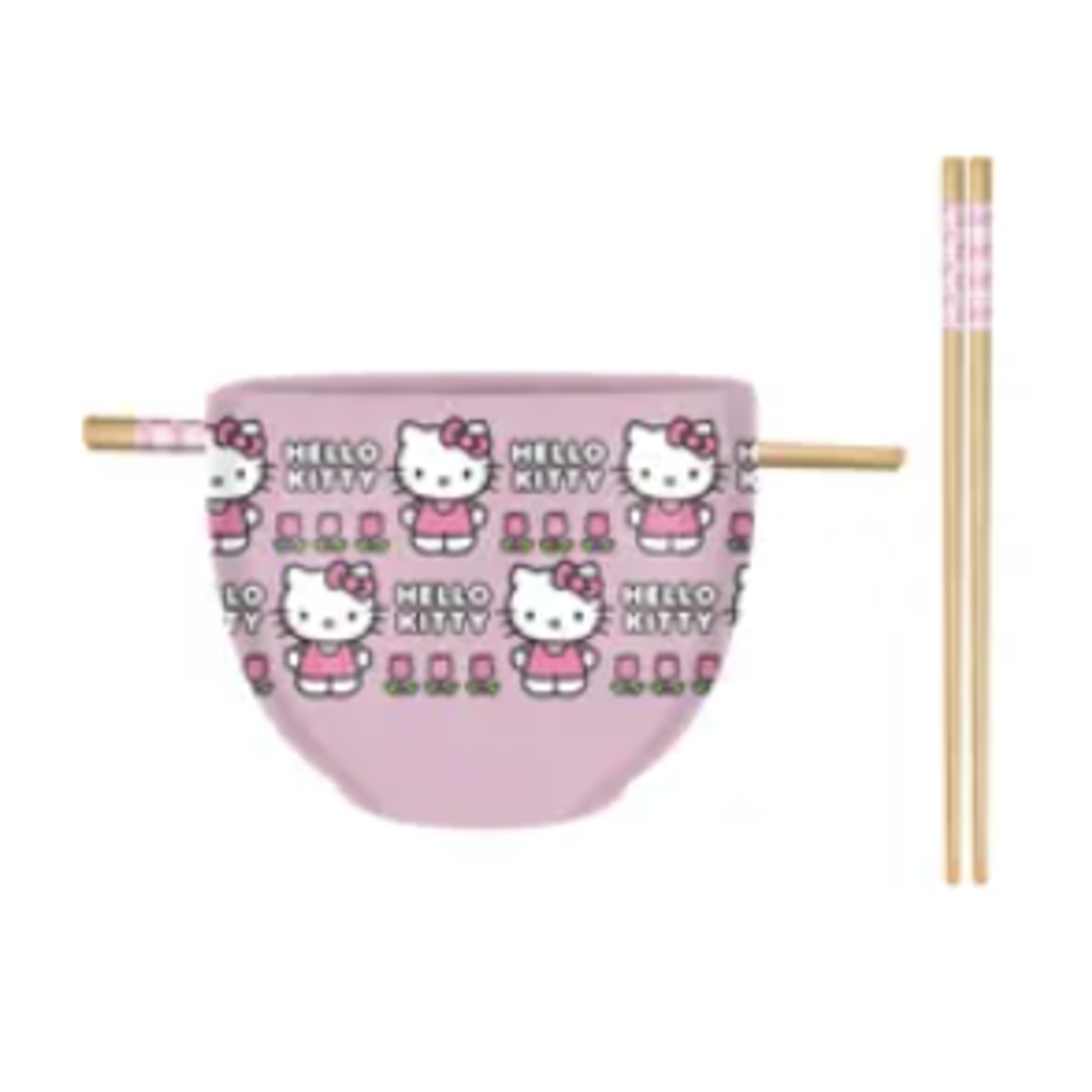 Silver Buffalo Bowl & Chopsticks - Hello Kitty | Silver Buffalo