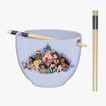 Silver Buffalo Bowl & Chopsticks - Disney Princess