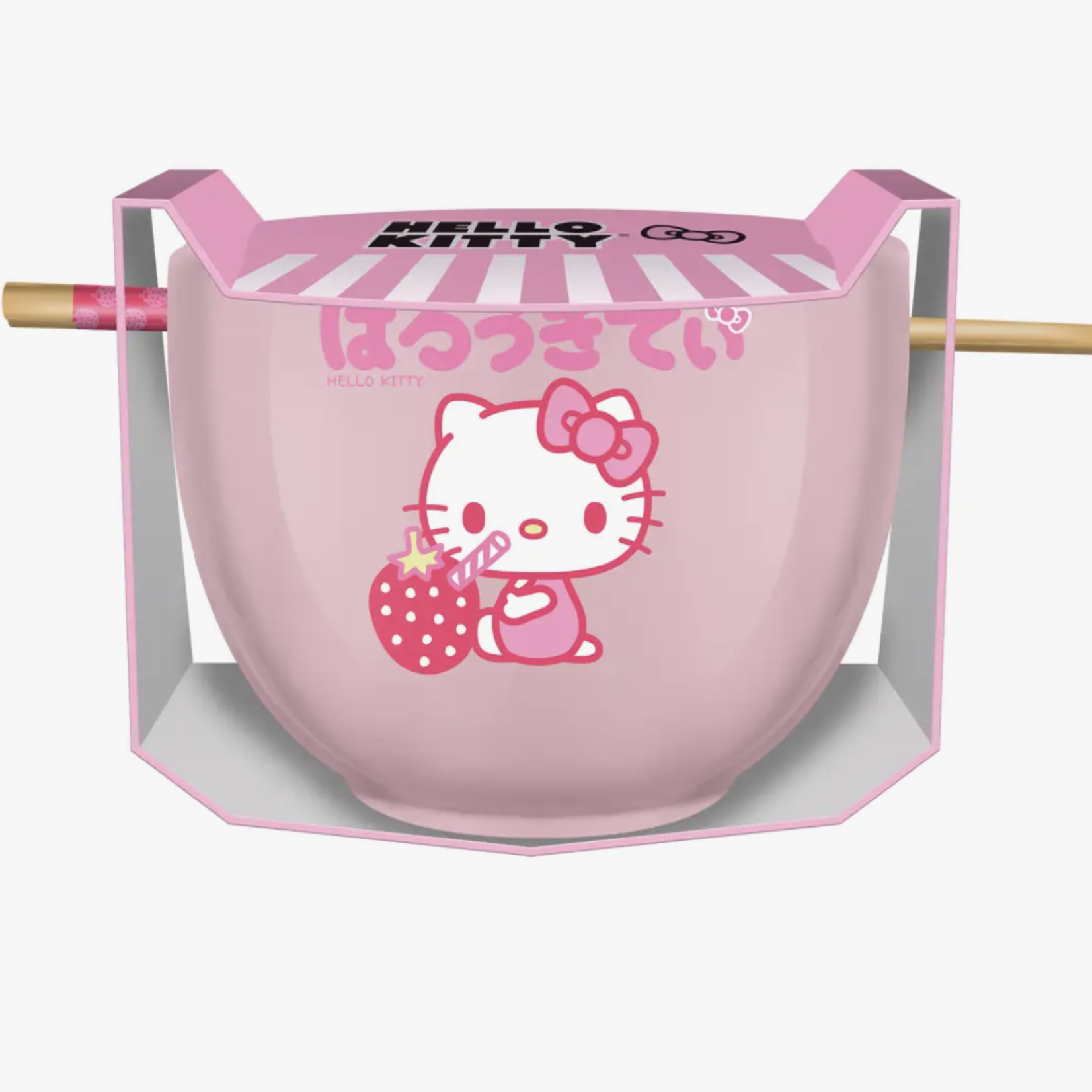 Silver Buffalo Bowl & Chopsticks - Hello Kitty Pink | Silver Buffalo