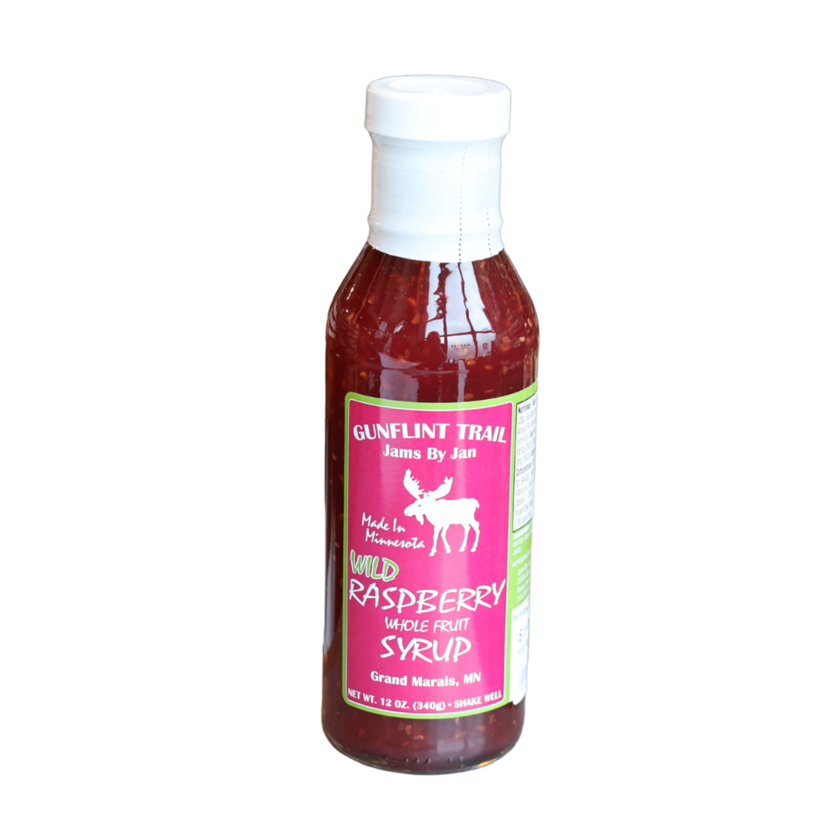 Jams By Jan Gunflint Trail Syrup, Wild Raspberry | Jams By Jan
