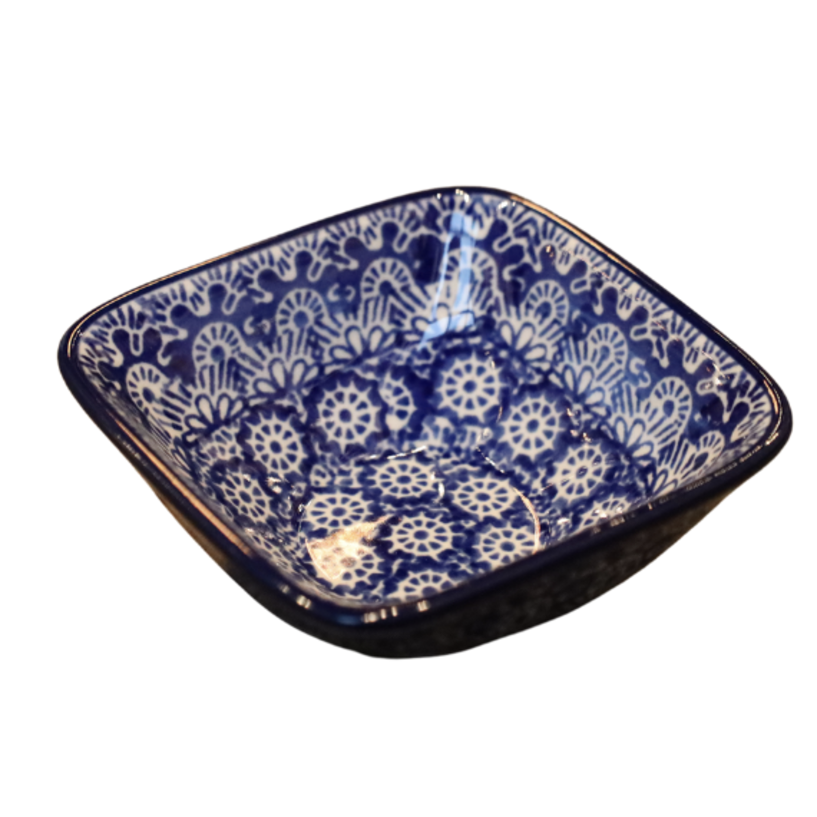 Polish Pottery Square Dish, Kromski | Polish Pottery