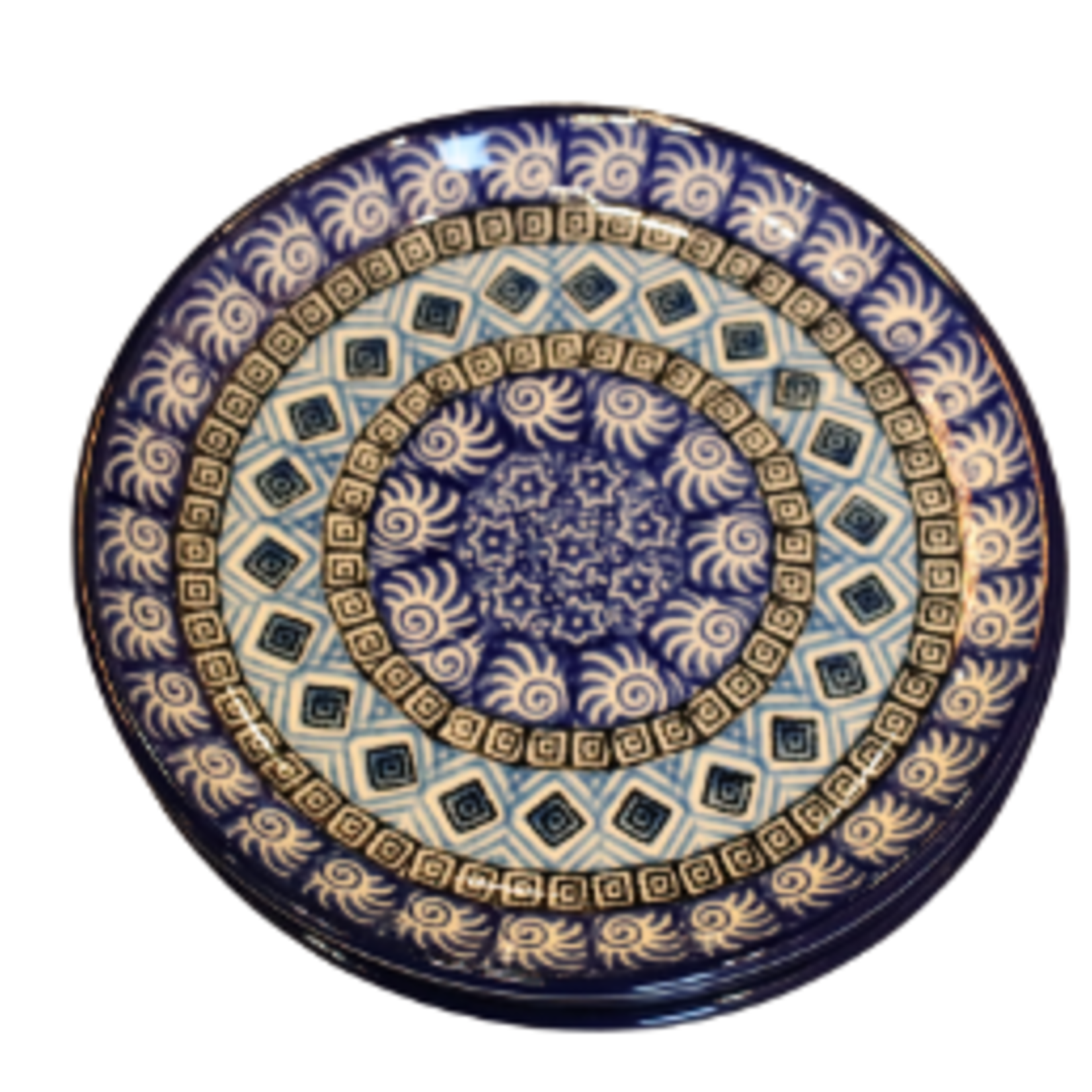 Polish Pottery Appetizer / Toast Plate 6", Rotunda | Polish Pottery