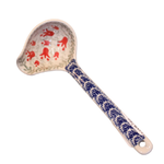 Polish Pottery Small Ladle, Red Tulip | Polish Pottery
