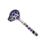 European Design Imports Inc. Polish Pottery Small Ladle, Blue Flowers