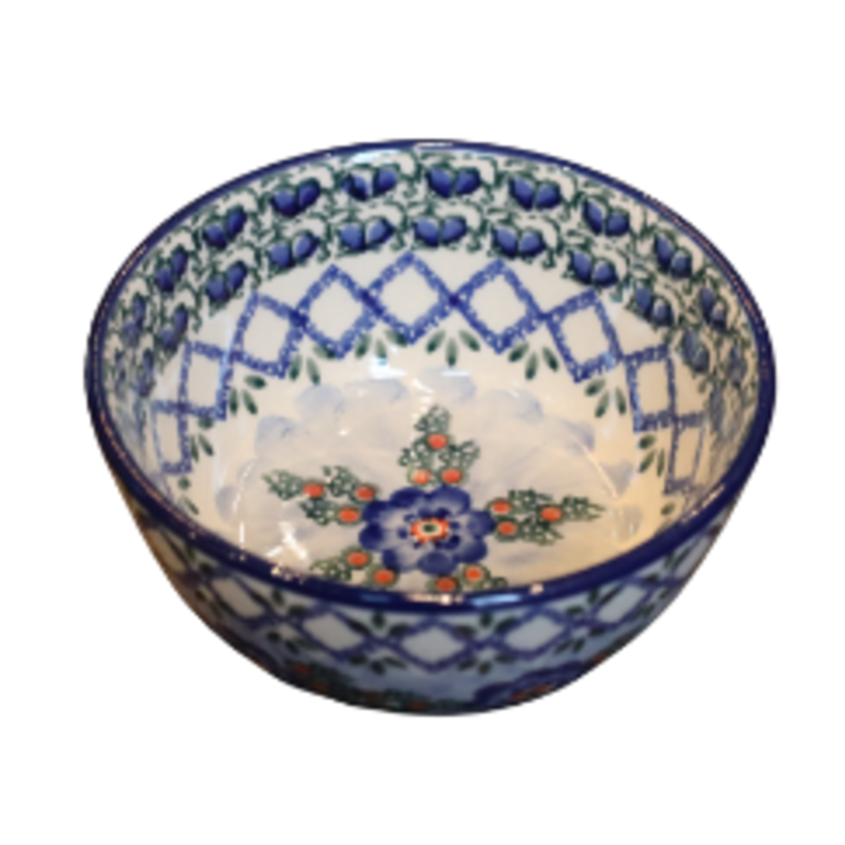 Polish Pottery Dessert Bowl - UNIKAT, Star | Polish Pottery