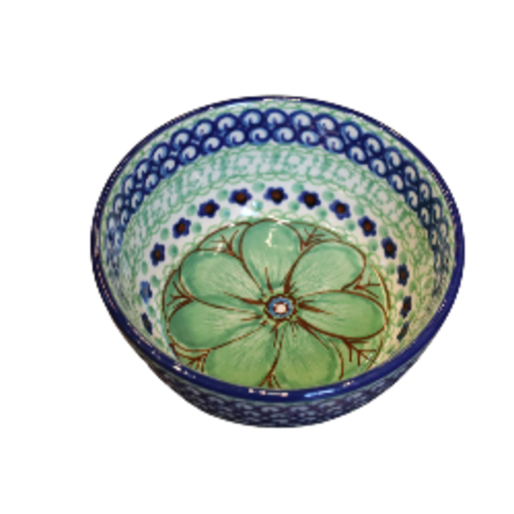 Polish Pottery Dessert Bowl - UNIKAT, Frog Domain | Polish Pottery