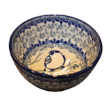 Polish Pottery Dessert Bowl - UNIKAT, Bird | Polish Pottery