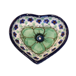 Polish Pottery Small Heart Dish 3" UNIKAT, Frog Domain | Polish Pottery
