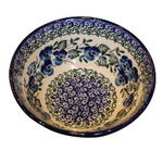 Polish Pottery Cereal Bowl, 14oz, Blueberry Bunch | Polish Pottery