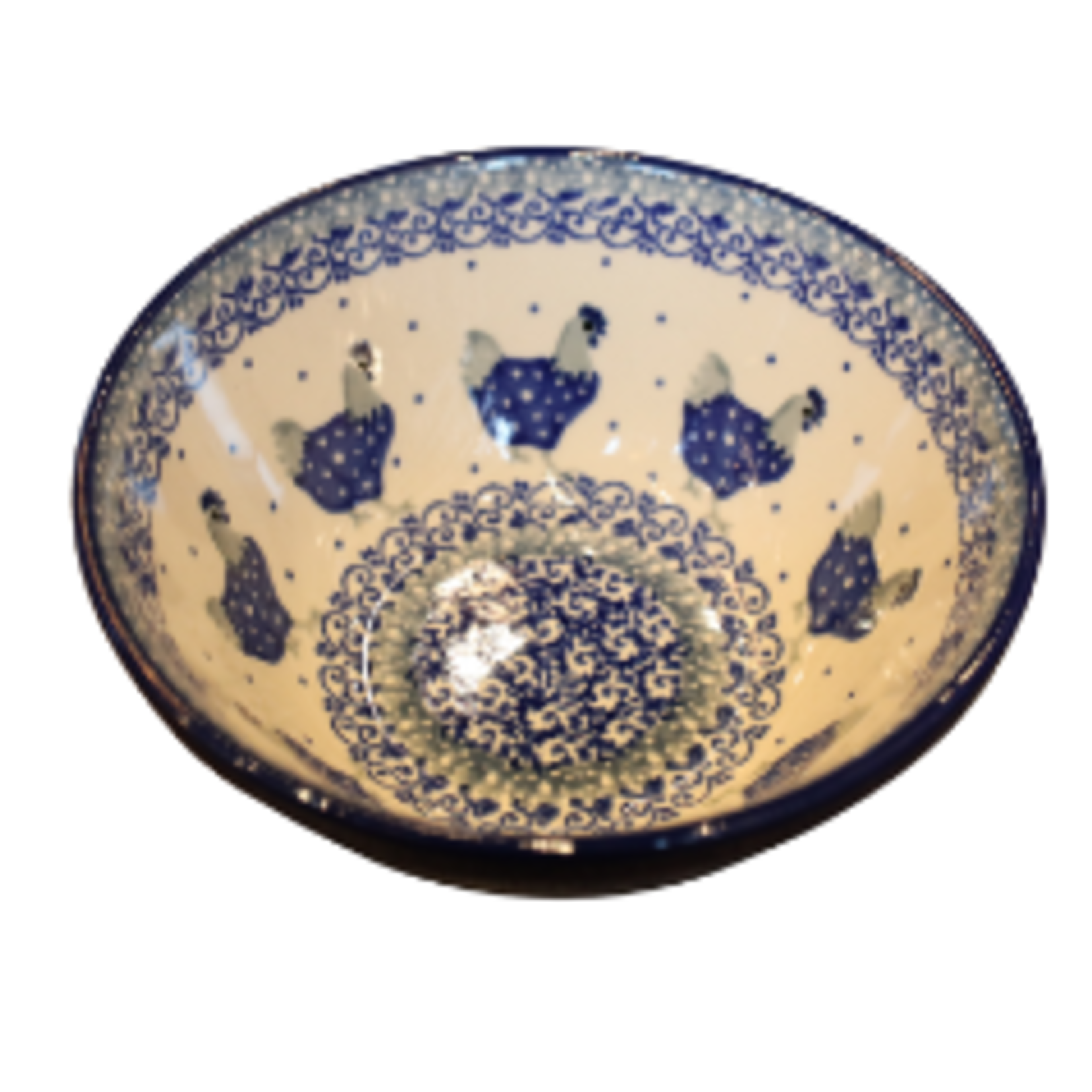 Polish Pottery Cereal Bowl, 14oz, Rooster | Polish Pottery