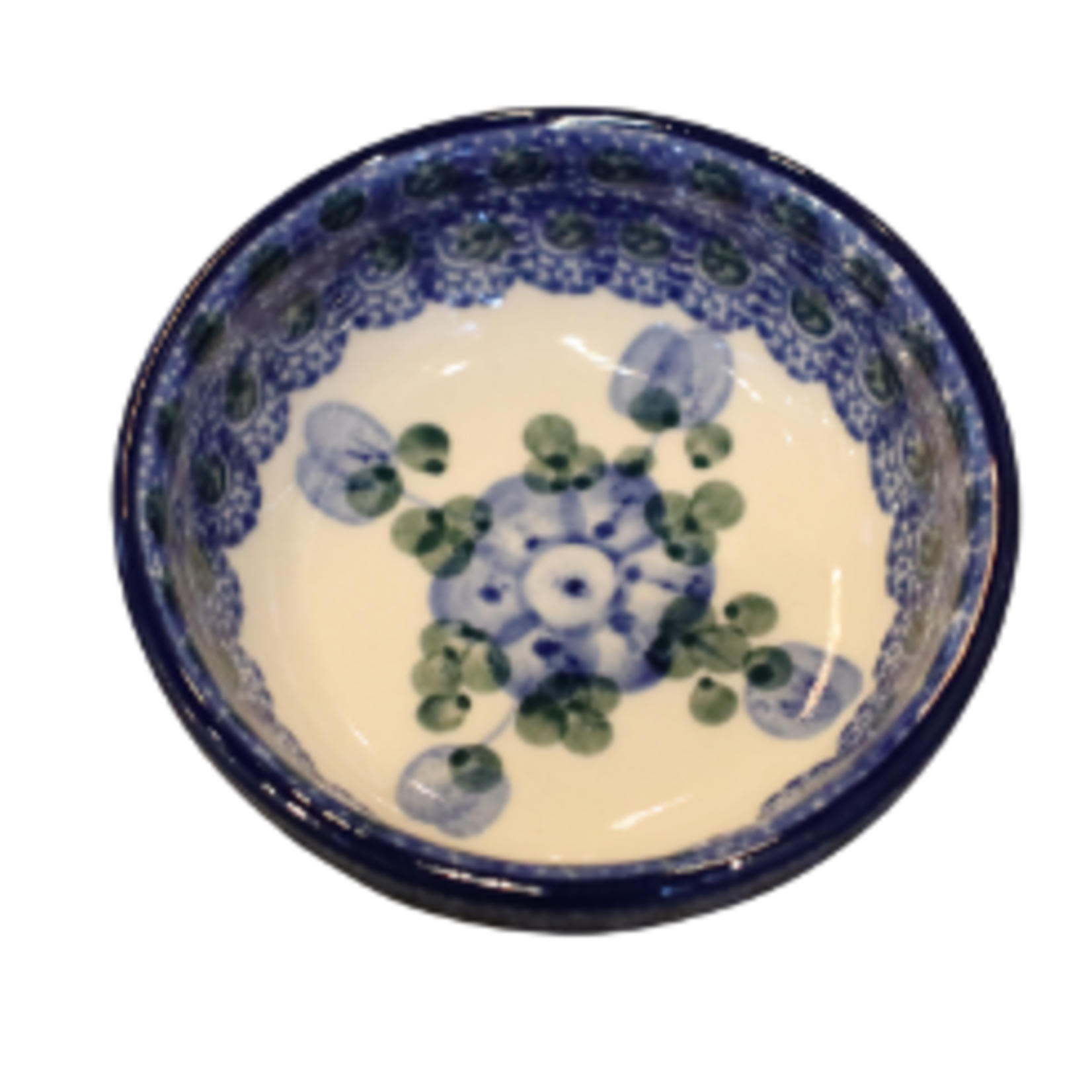 Polish Pottery Bowl 3.5", Splatter | Polish Pottery