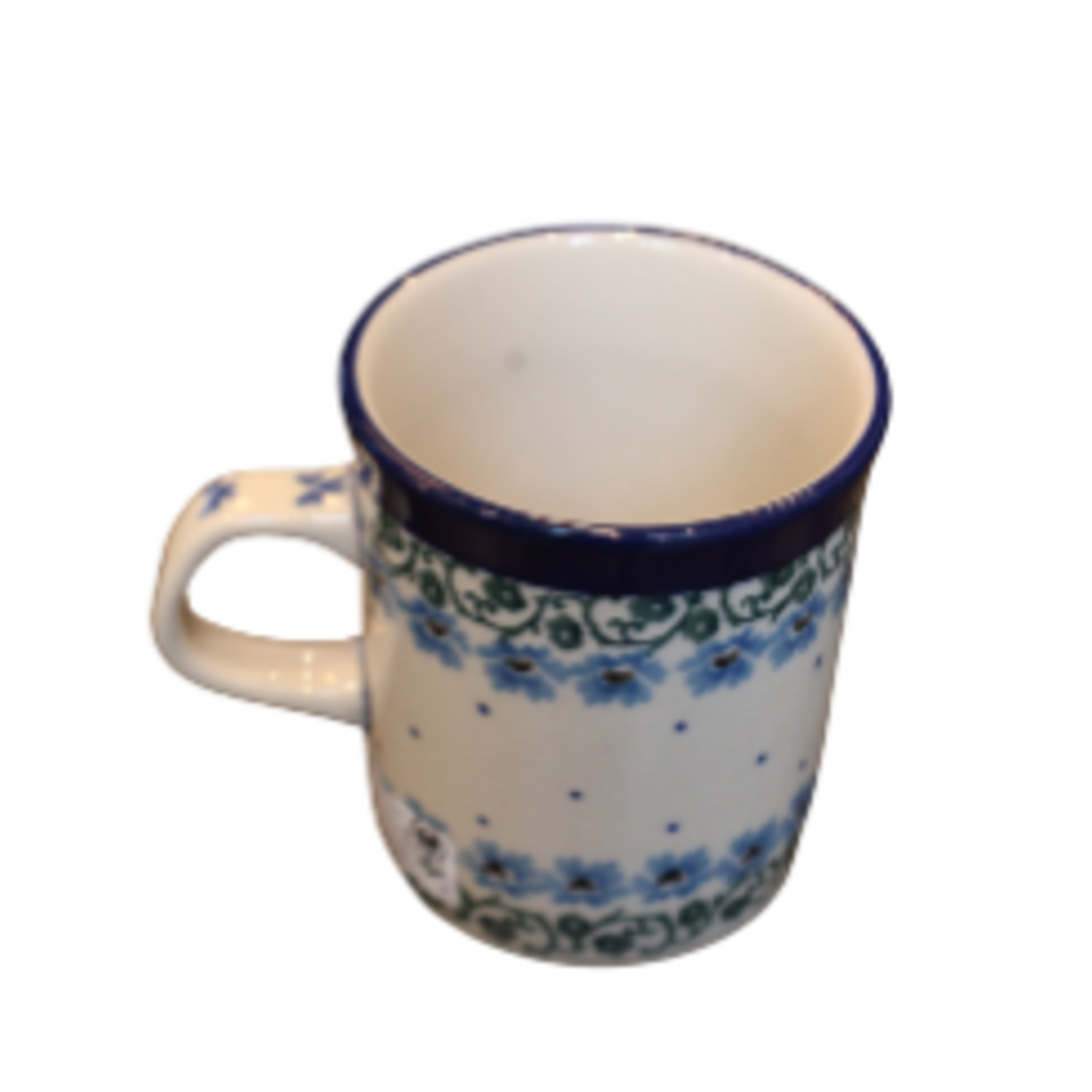 Polish Pottery Cappuccino Cup 4oz, Fly Away | Polish Pottery
