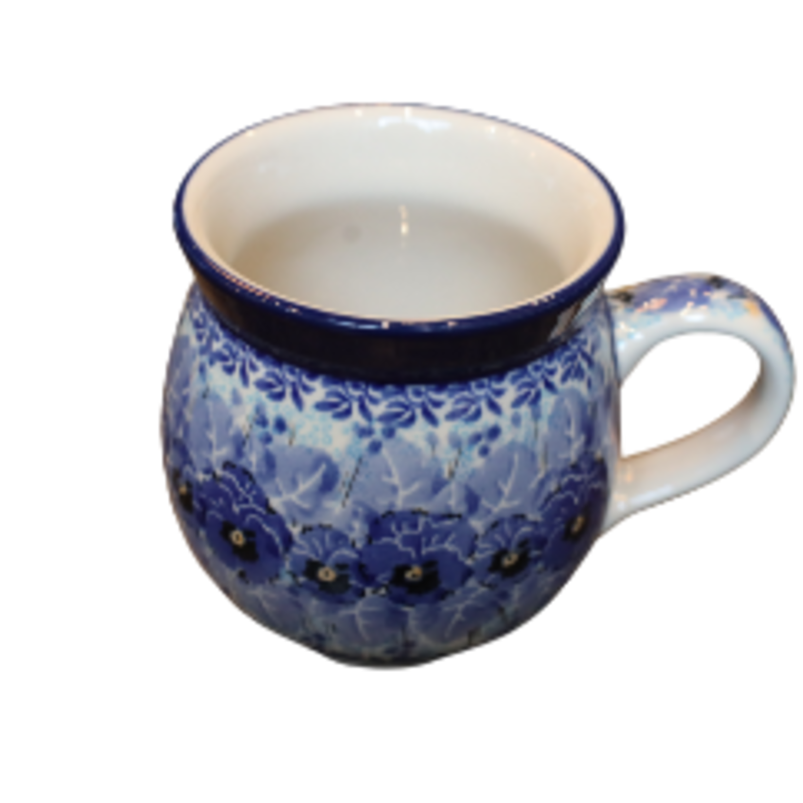 Polish Pottery Bubble Mug 12 oz UNIKAT, Up From Under | Polish Pottery