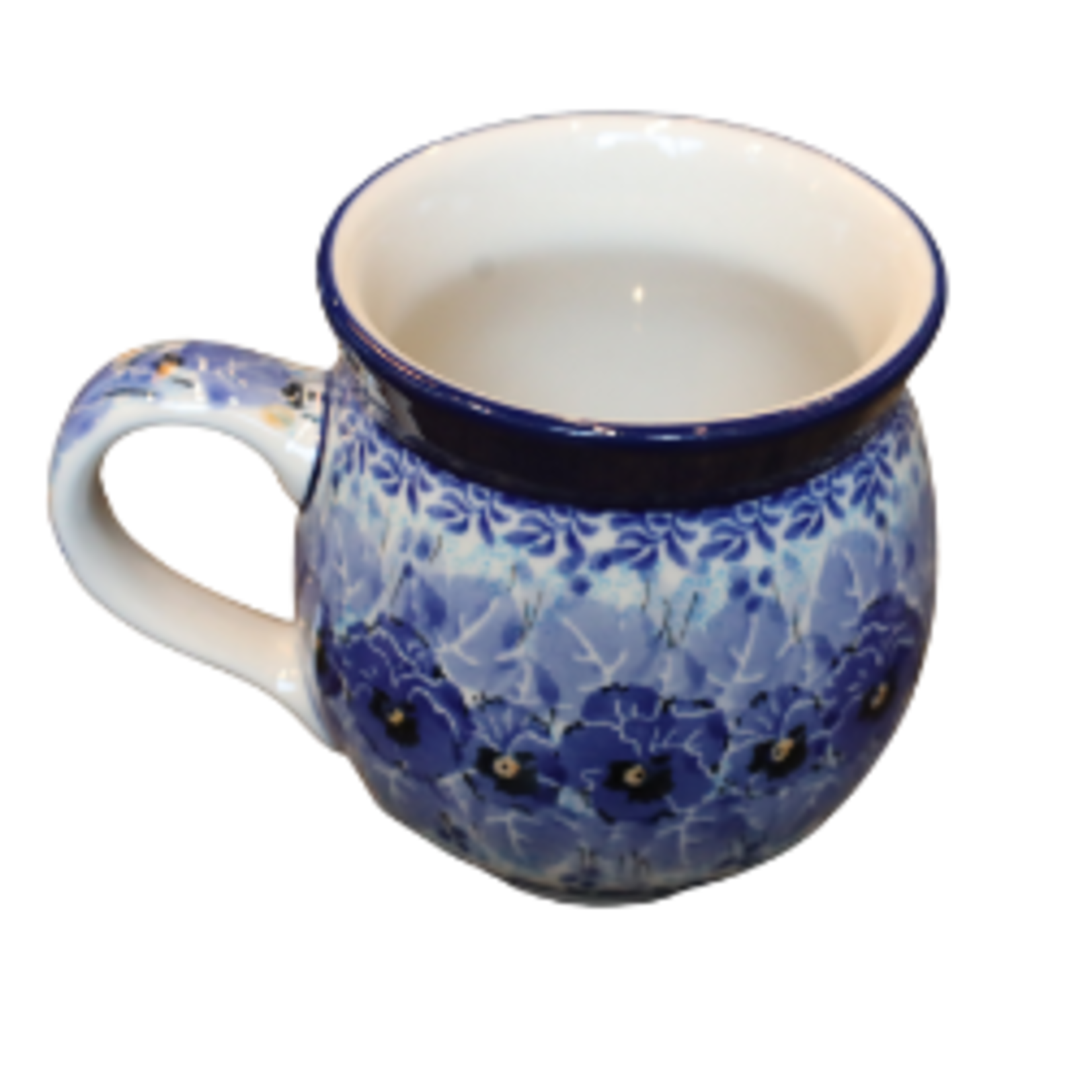Polish Pottery Bubble Mug 12 oz UNIKAT, Up From Under | Polish Pottery