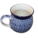 Polish Pottery Bubble Mug 7 oz, Symmetry | Polish Pottery