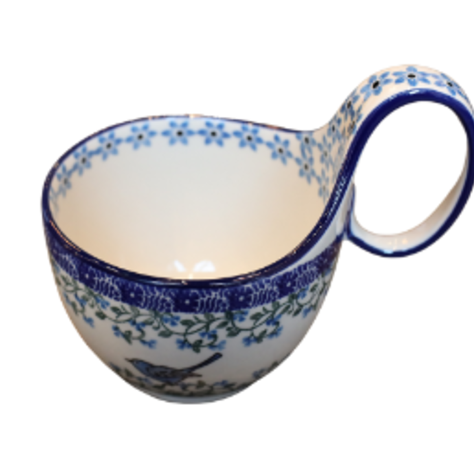 Polish Pottery Polish Soup Mug 12oz, Vine | Polish Pottery