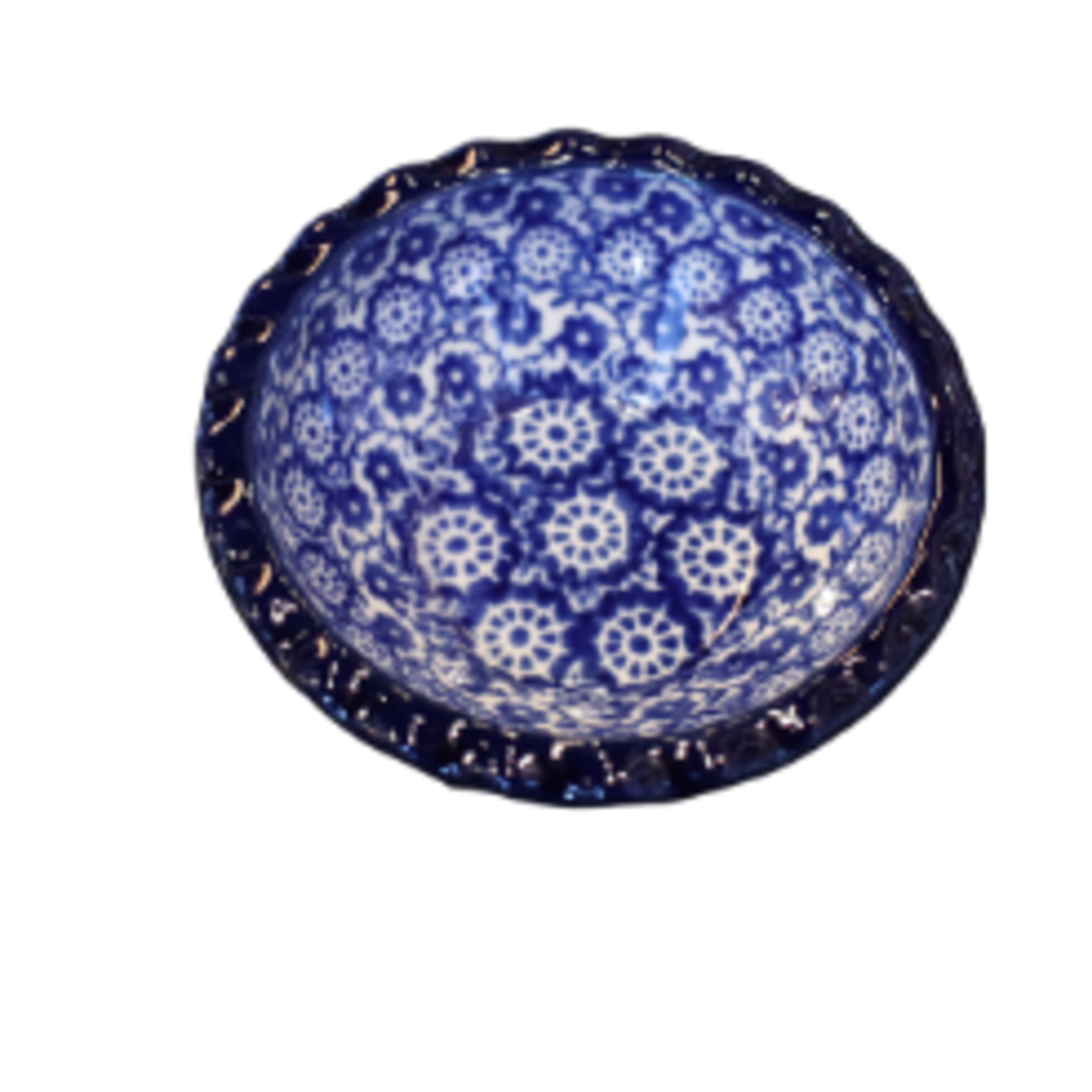 Polish Pottery Tart Dish, Small Berries | Polish Pottery