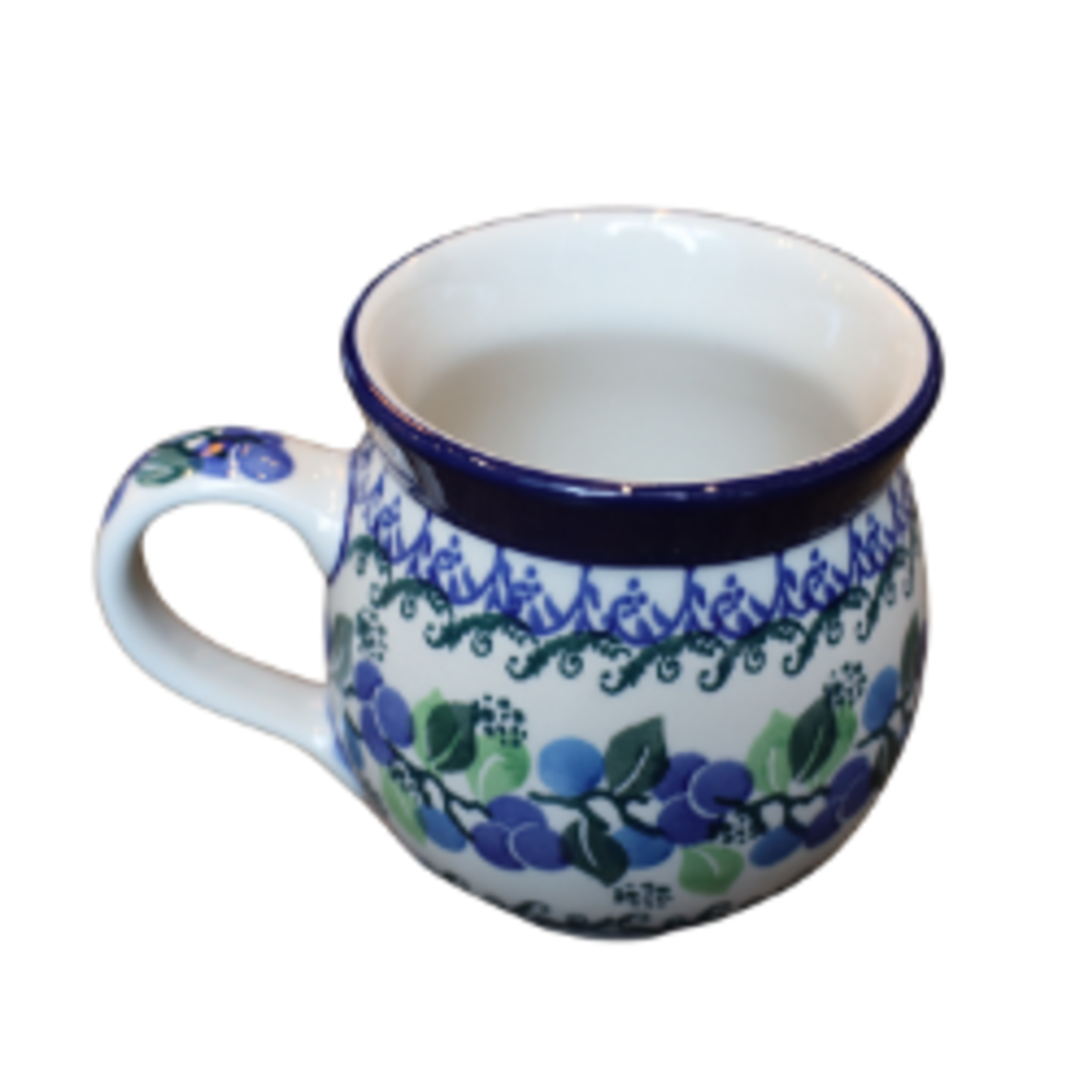 Polish Pottery Bubble Mug 12oz, Berry Bunch | Polish Pottery