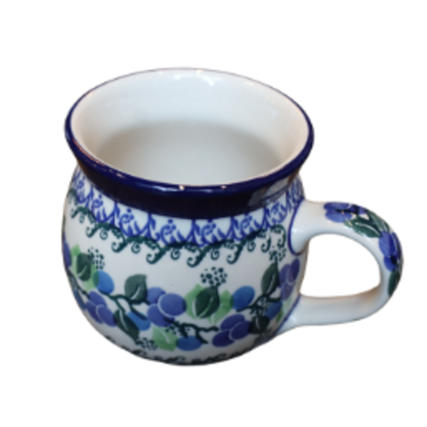 Polish Pottery Bubble Mug 12oz, Berry Bunch | Polish Pottery