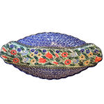 European Design Imports Inc. Polish Pottery 16" Fancy Platter