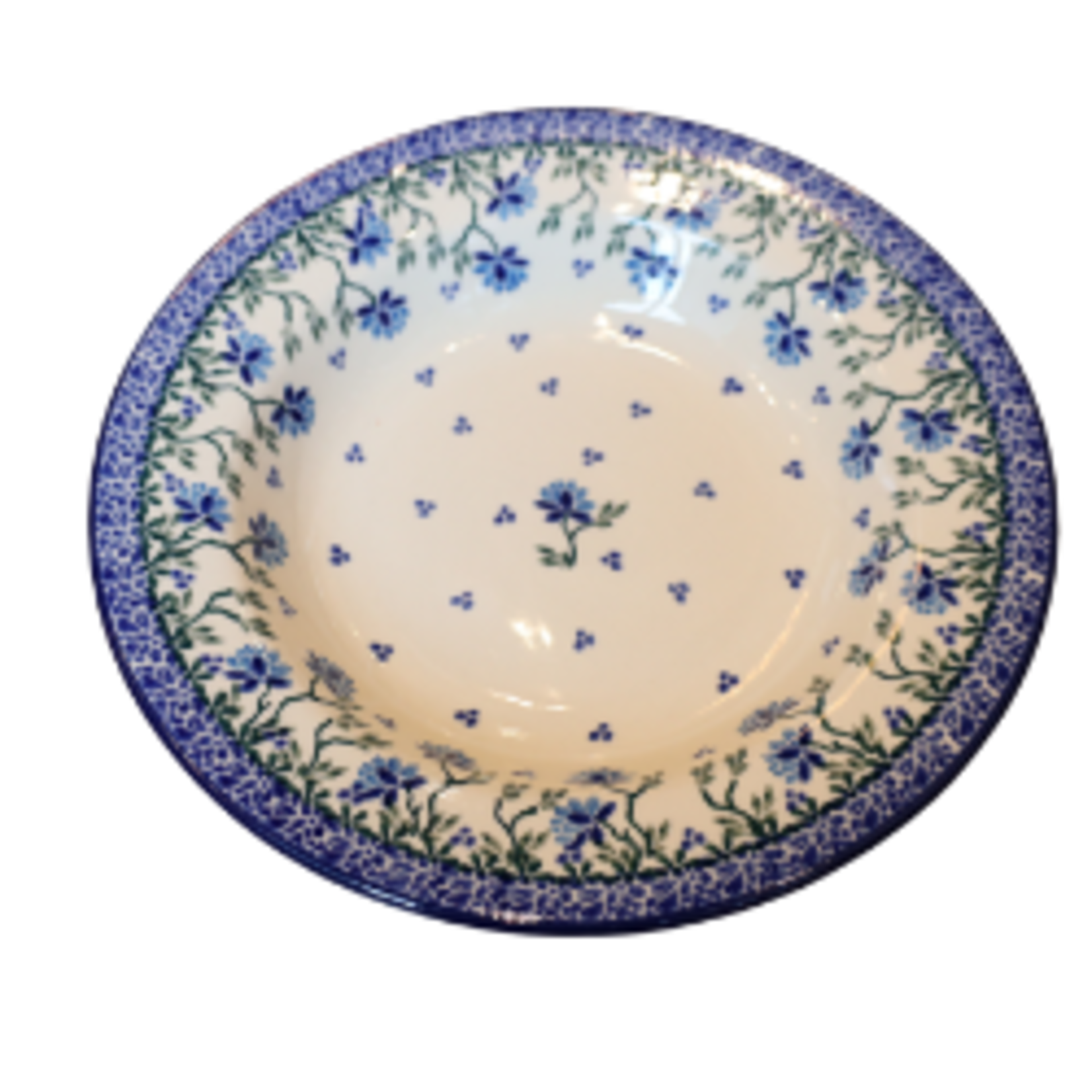 Polish Pottery Polish Soup / Pasta Plate, Love Me | Polish Pottery