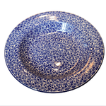 Polish Pottery Polish Soup / Pasta Plate, Blues | Polish Pottery