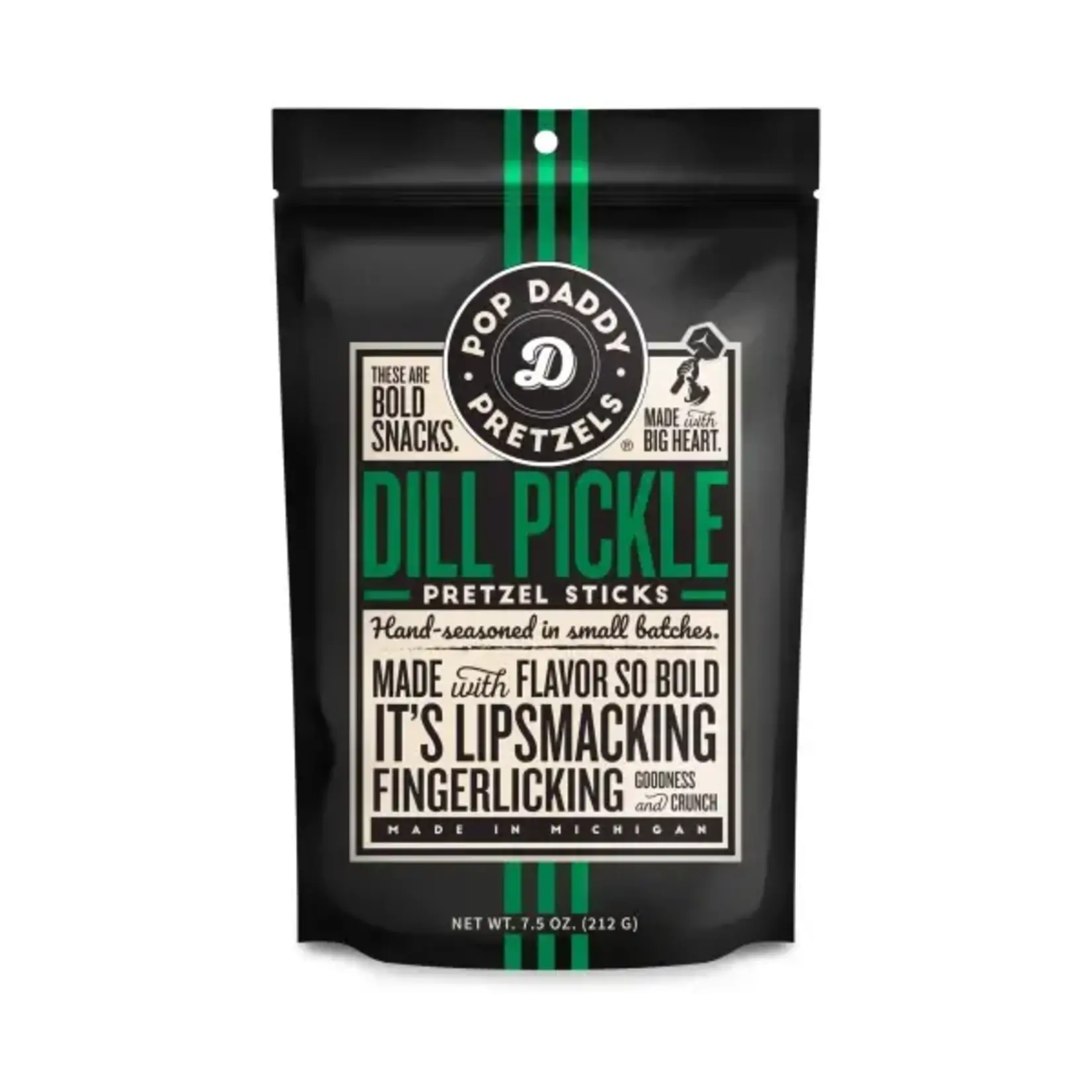 Pop Daddy Snacks Pop Daddy Pretzels - Dill Pickle