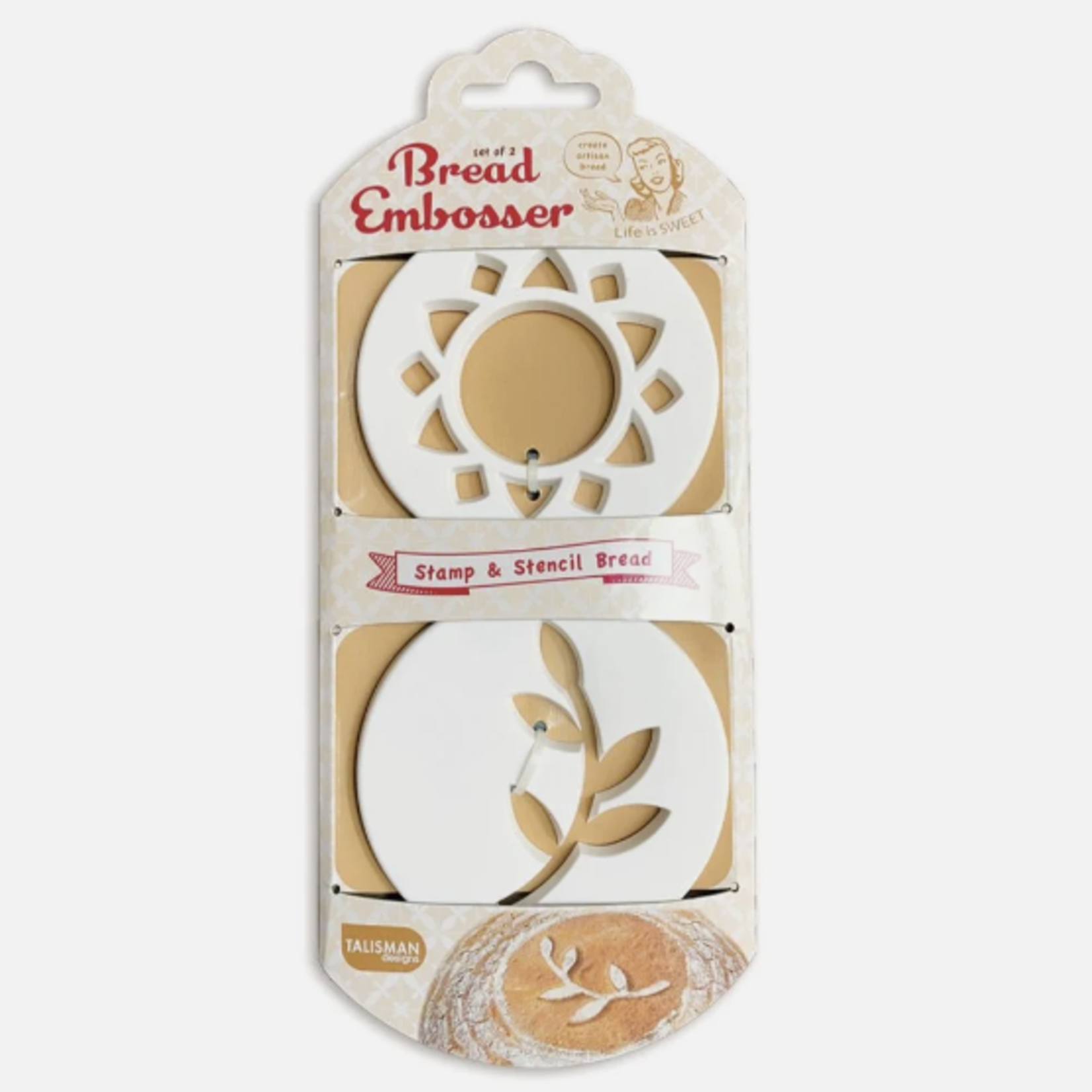Talisman Design Bread Embossers - Set of 2 | Talisman Design