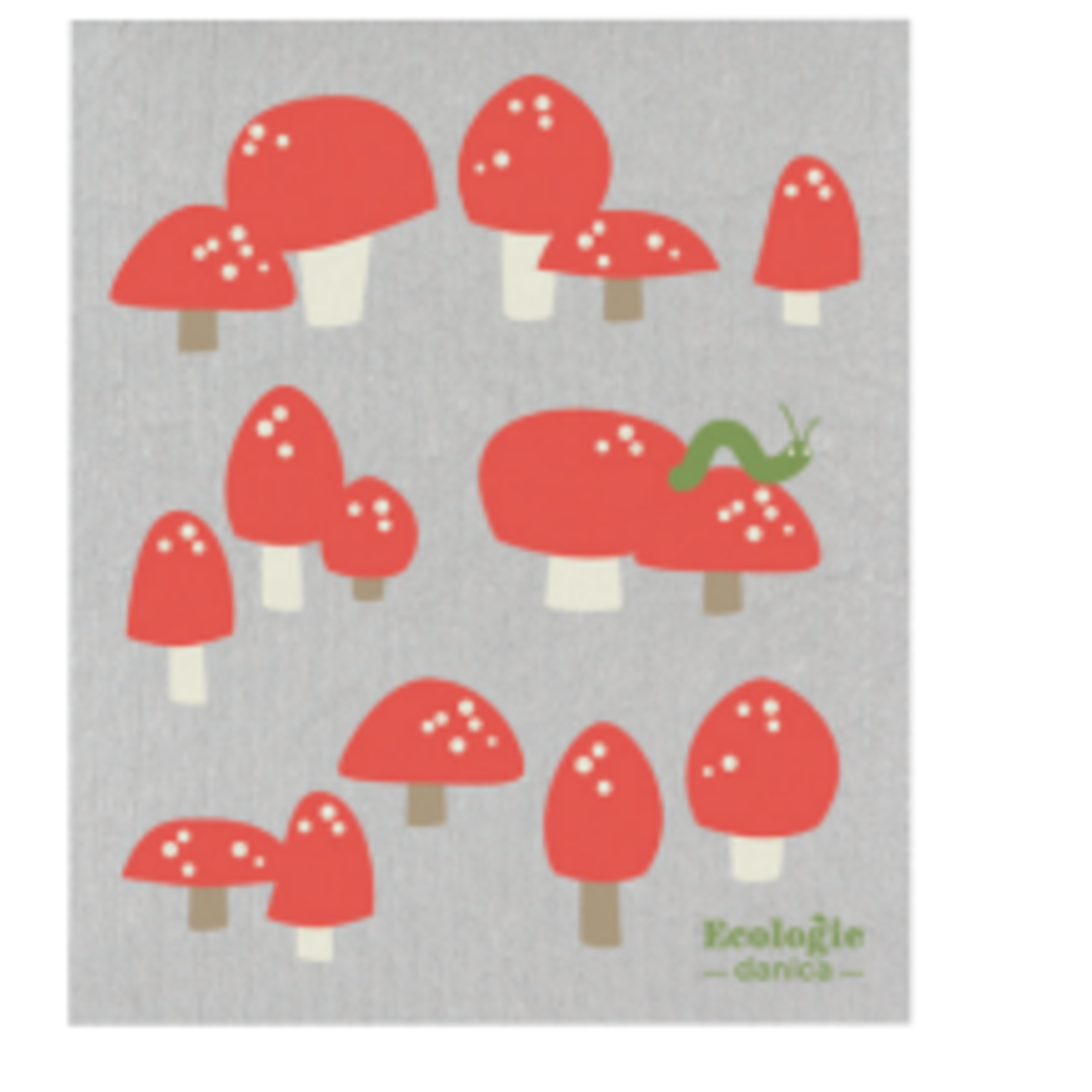 Danica Brands Totally Toadstools Swedish Dishcloth | Danica Brands