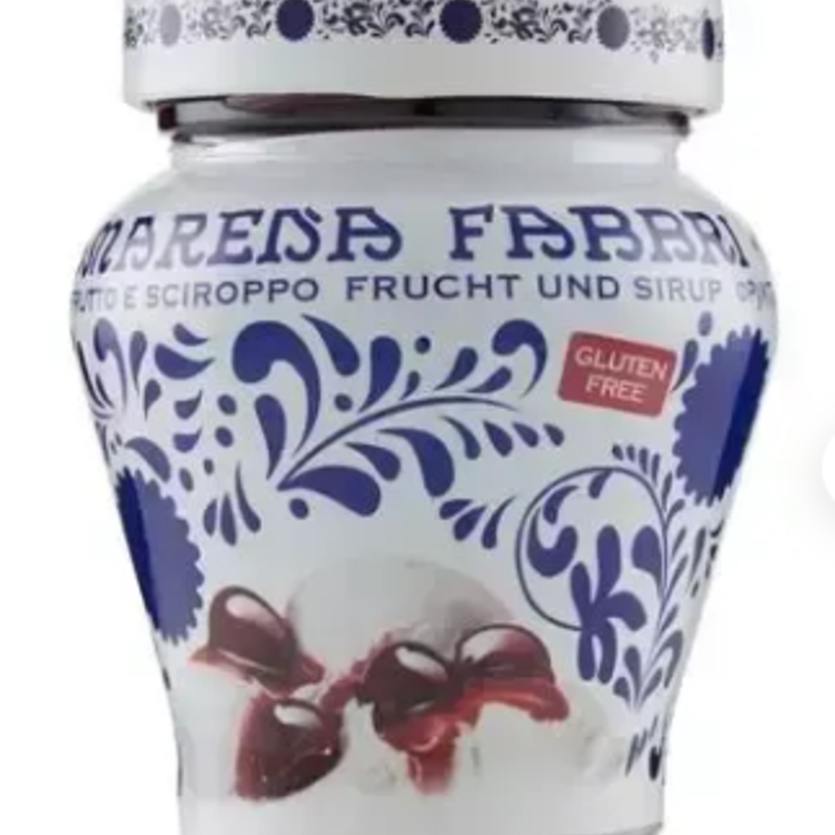 Amarena Cherries in Syrup - Fabbri 230g glass jar